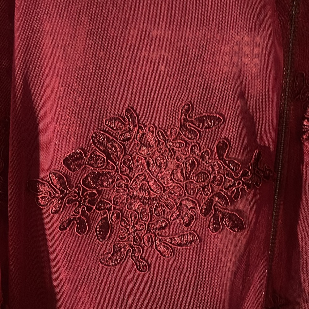 Sheer Torrid zip up jacket - Picture 5 of 6